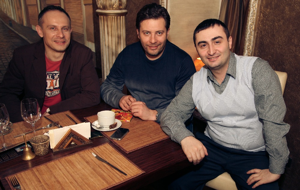 With Sergey Minaev