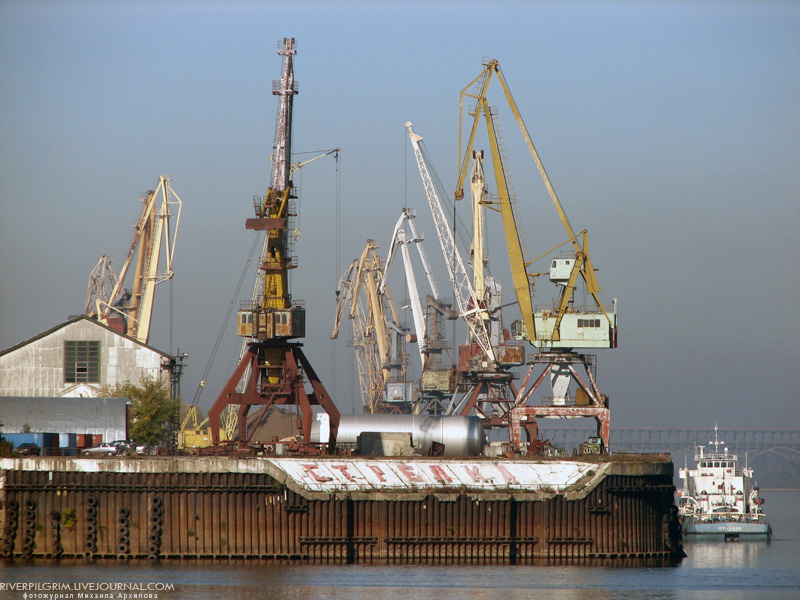 The river port. Photo by Mikhail Arkhipov