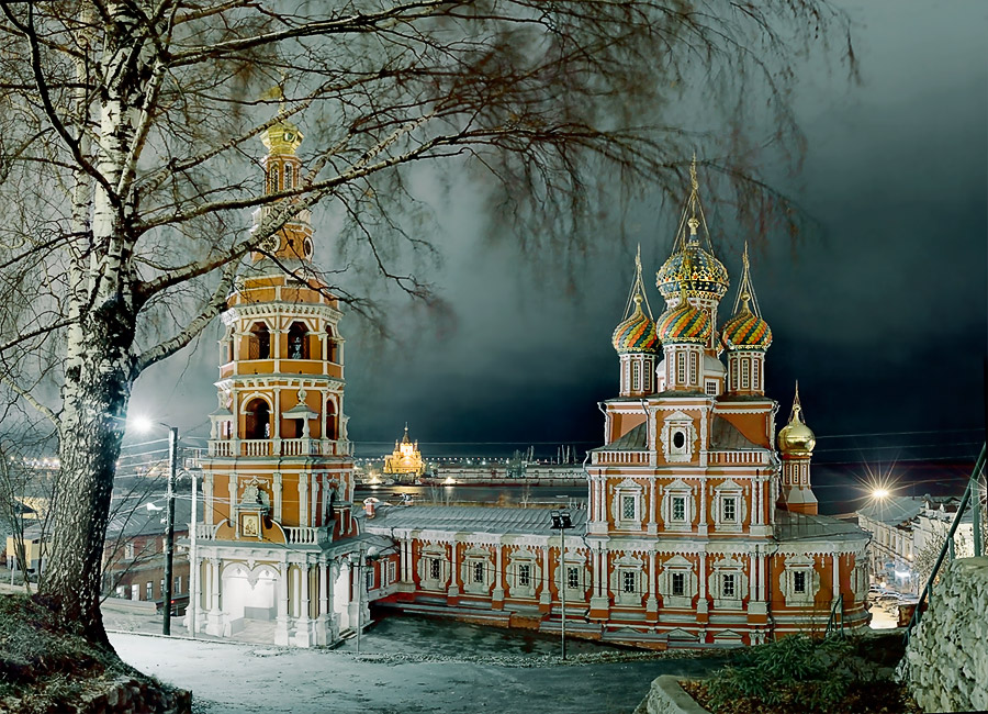 Nizhny Novgorod. The Rozhdestvenskaya (Stroganov) Church. Photo: Sergey Koshi