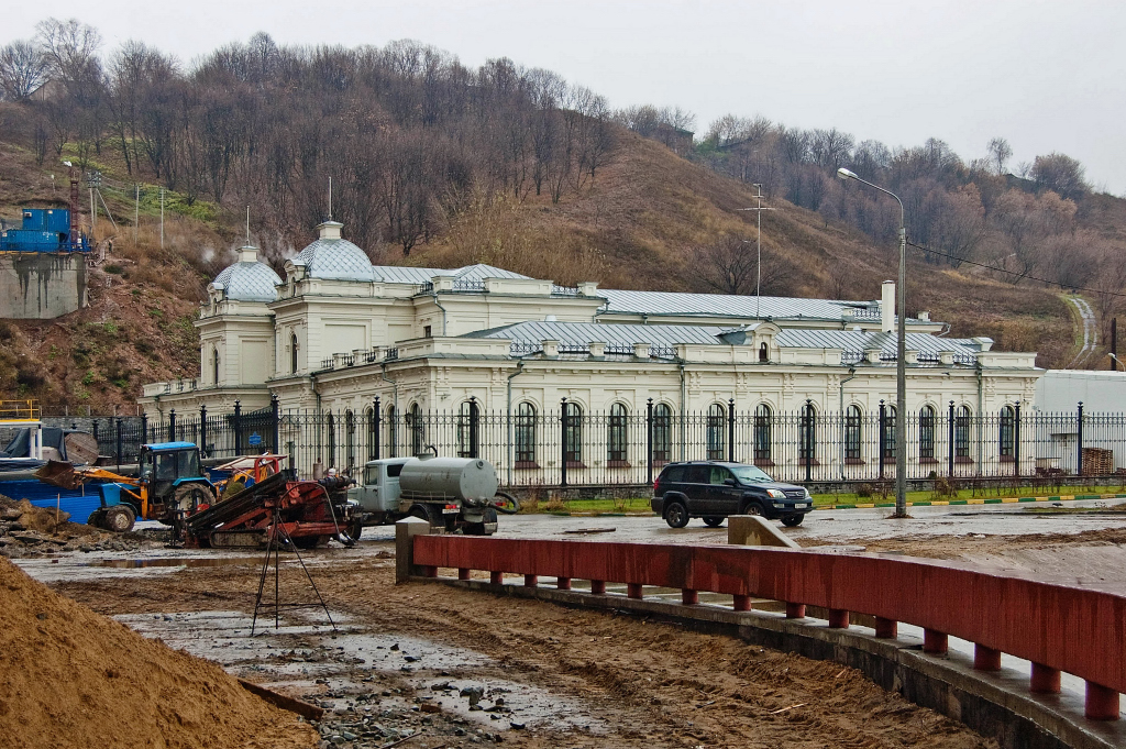 The former Romodanovskiy Railway Station building. Autumn 2009