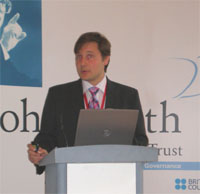 Roman Skudnyakov's overseas internship. Address to British scientists