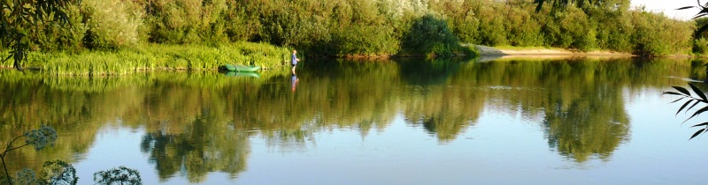 A fisherman on the Pyana