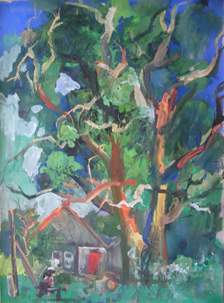 A painting by Arthur Krasnobaev