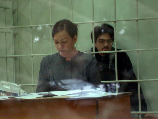 A. Podnebesny in the courtroom