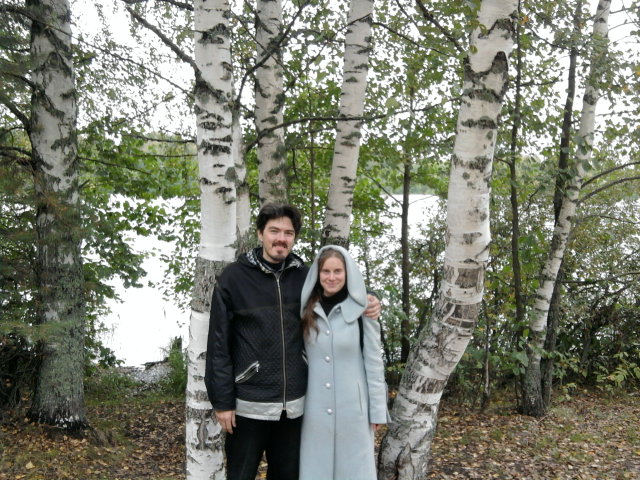 The spouses Aleksey Podnebesny and Yevgenia Podnebesnaya
