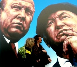 The official portraits of Valery Shantsev and Yury Luzhkov from the Moscow period also appealed to the heroes' striving upward: "Ever higher, and higher, and higher we urge the fli