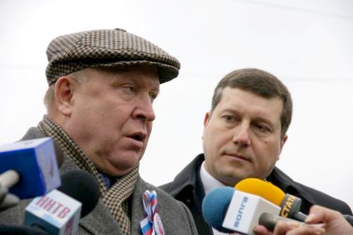 With the mayor of Nizhny Novgorod Oleg Sorokin