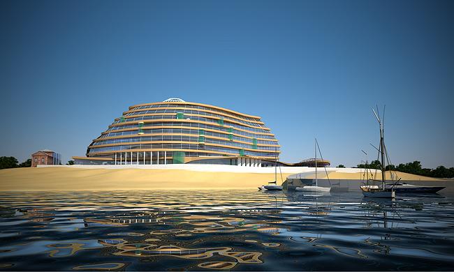 The Glass Dune, view from the Volga