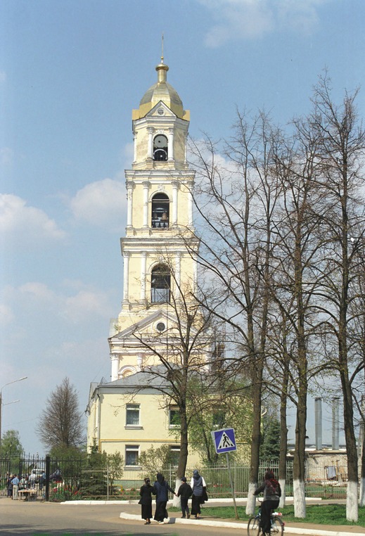 The restored bell tower