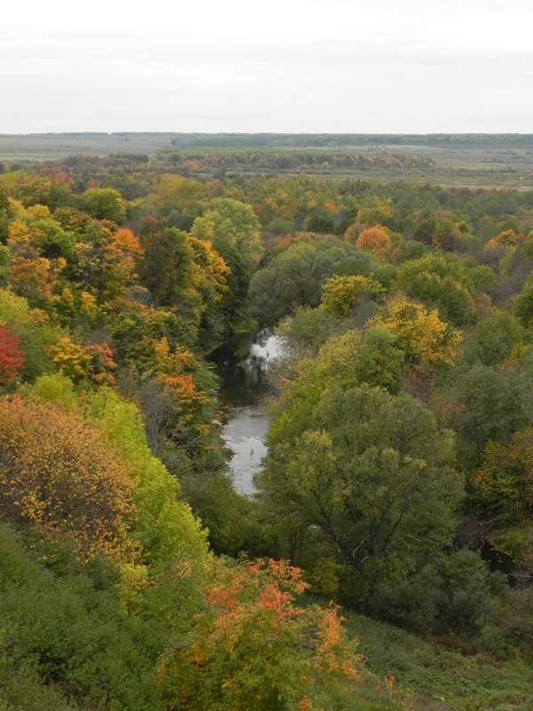 The Urga in autumn near the village of Solonikha. 25.08.2010