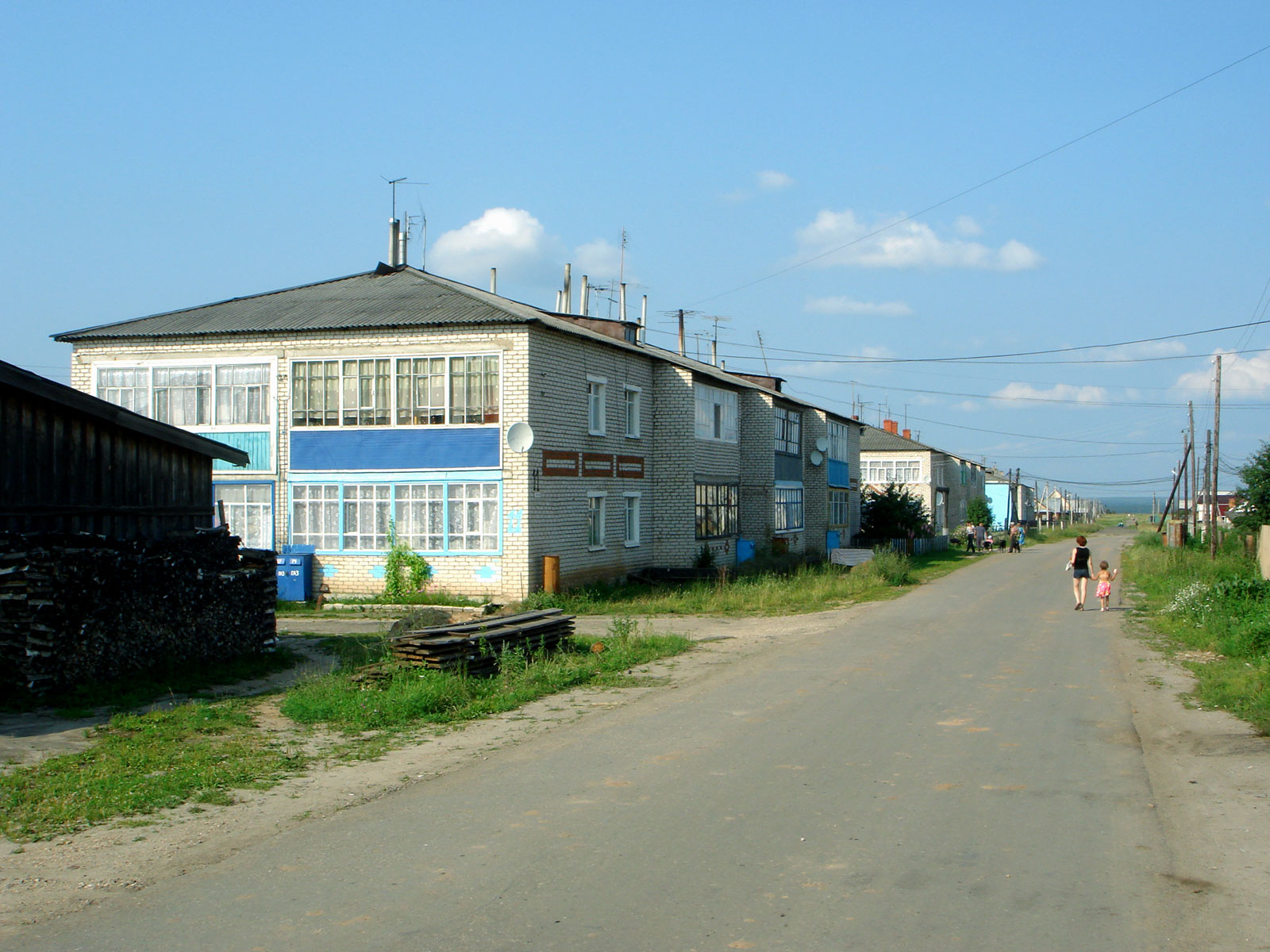 Residential buildings in Varnavino