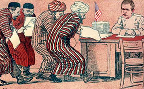 The Washington Obkom instructs Arabs. Head of the Obkom — President George W. Bush