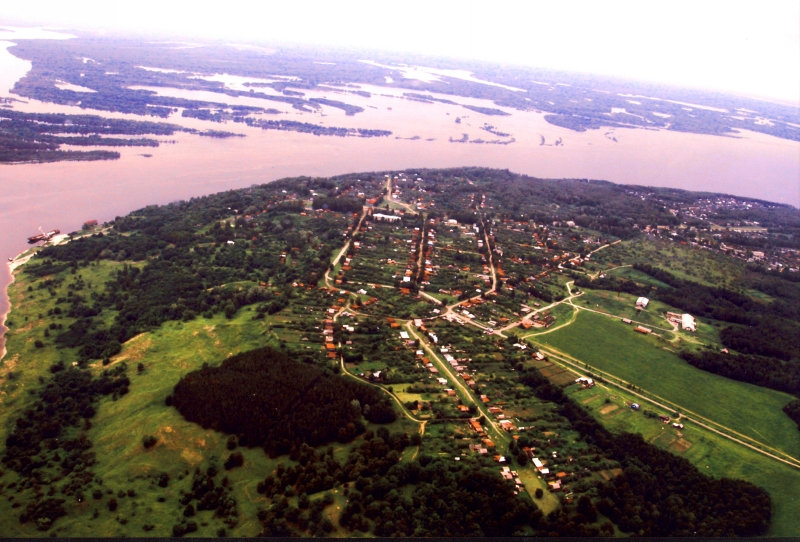 Vasilsursk from a bird's-eye view (Photo by A. Rubtsov )