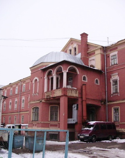 The house church of the Widow's Home, present-day view from the courtyard