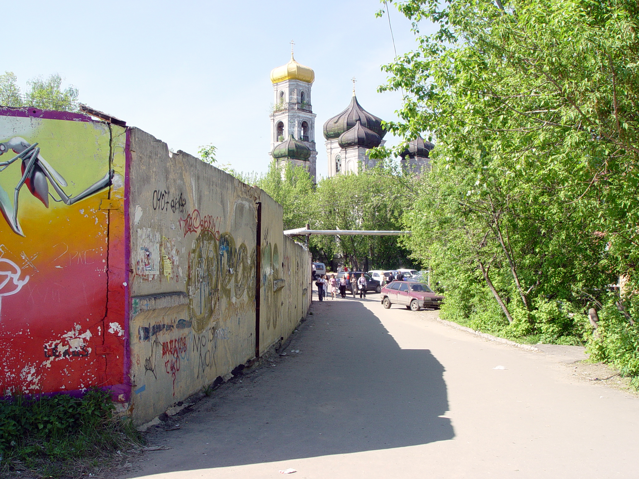 View of the Resurrection Church, Zapochainye