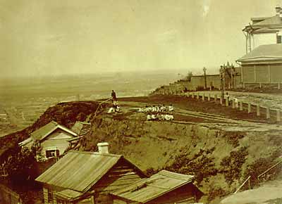 Upper Oka Embankment. 1870s. Photo by Karelin . Maxim Gorky State Museum