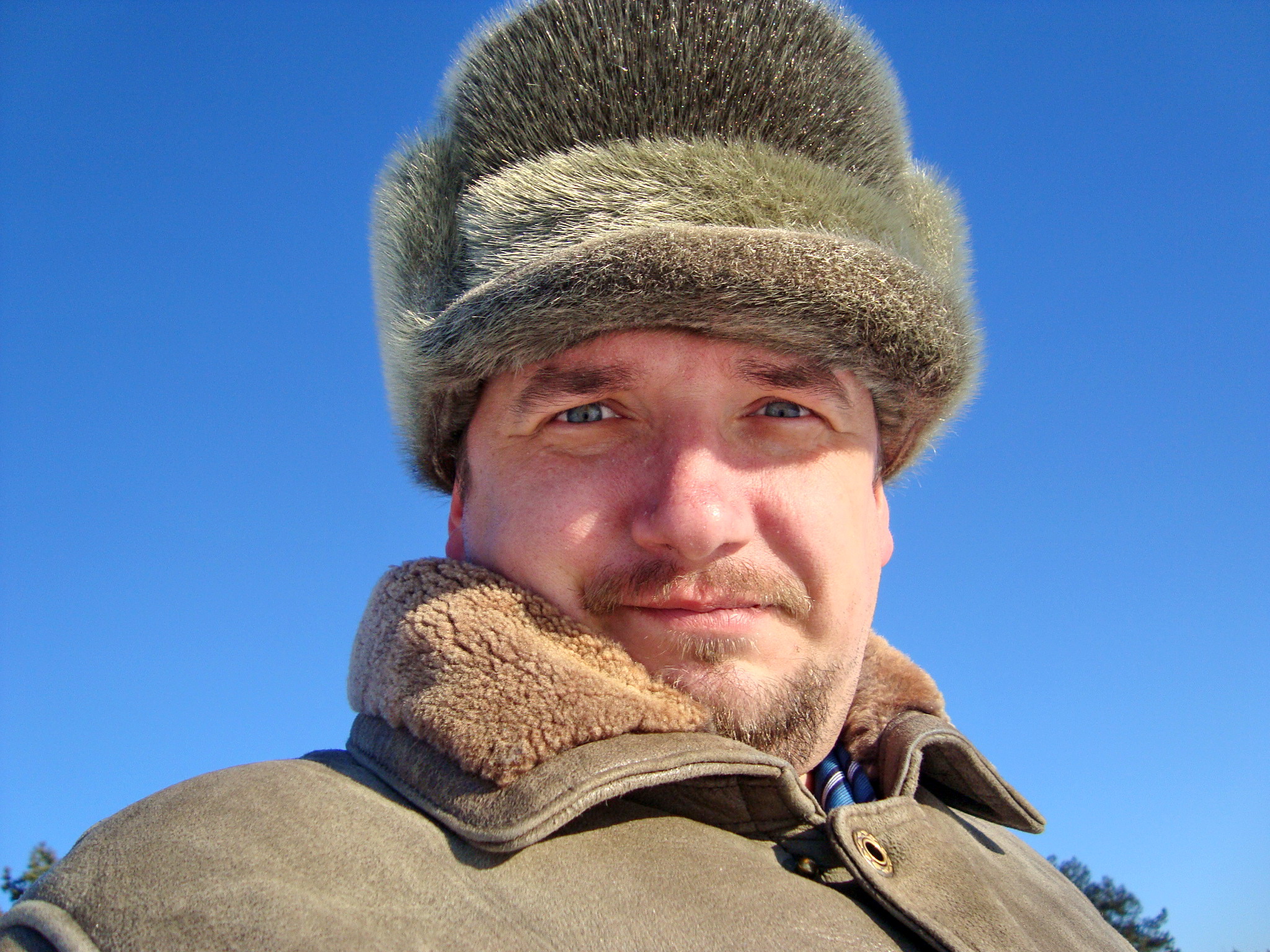 Anatoly Balyaev in winter
