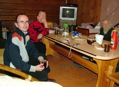 Pyotr Kuznetsov , expert of the project "Nizhny Novgorod Chronicles" , visiting the homeowners
