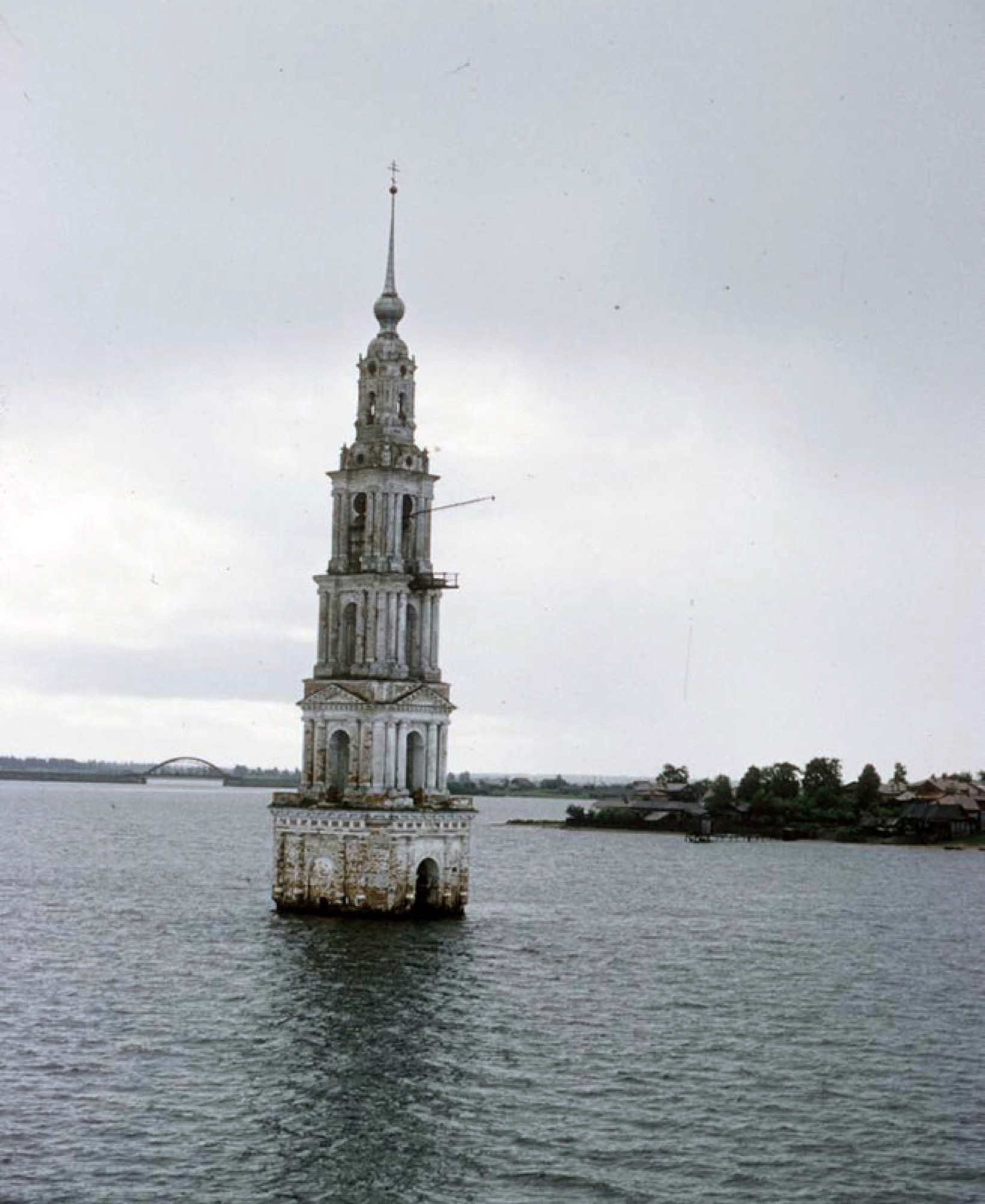 Kalyazin flooded bell tower Volga