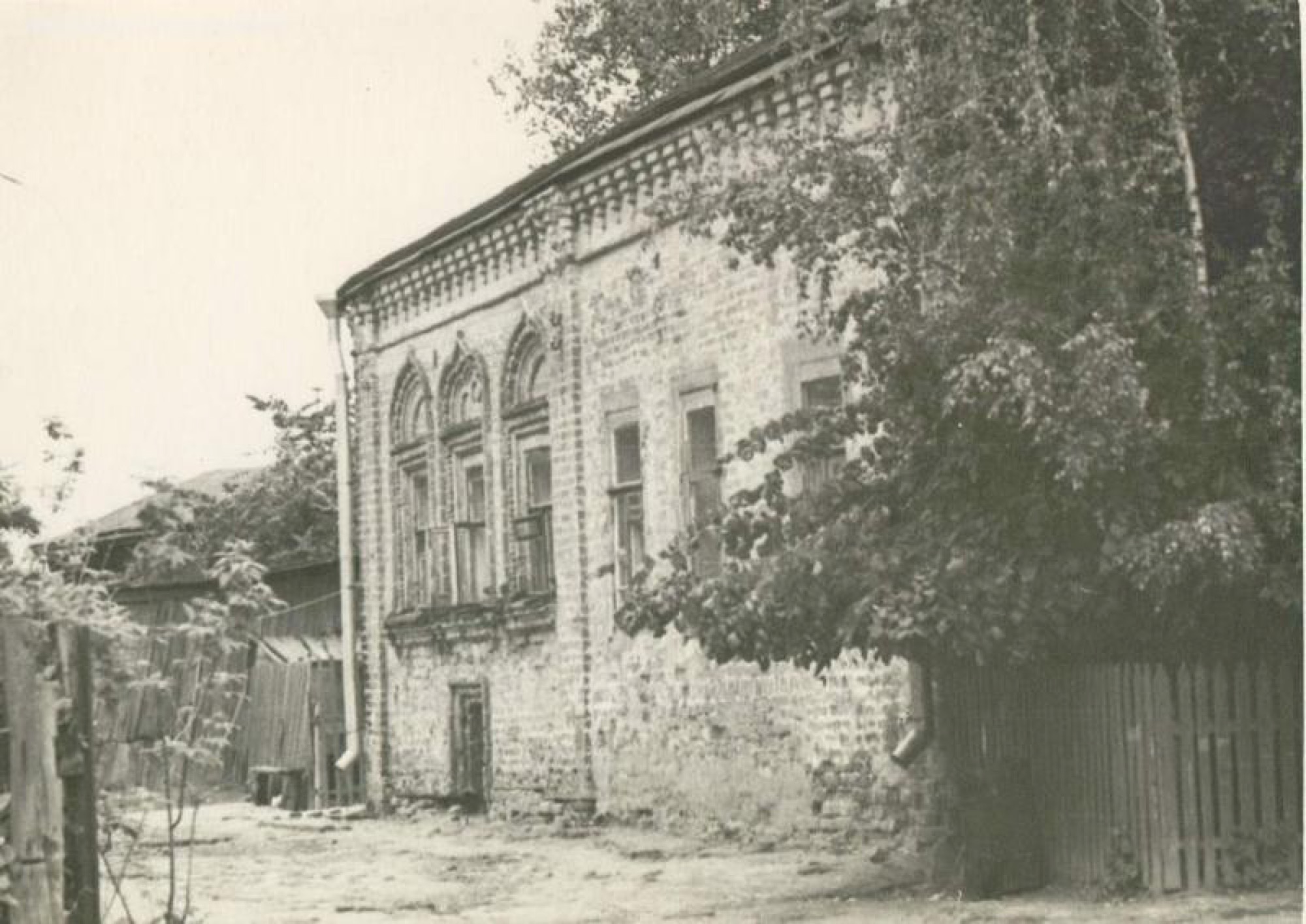 Merchant's brick mansion, old courtyard