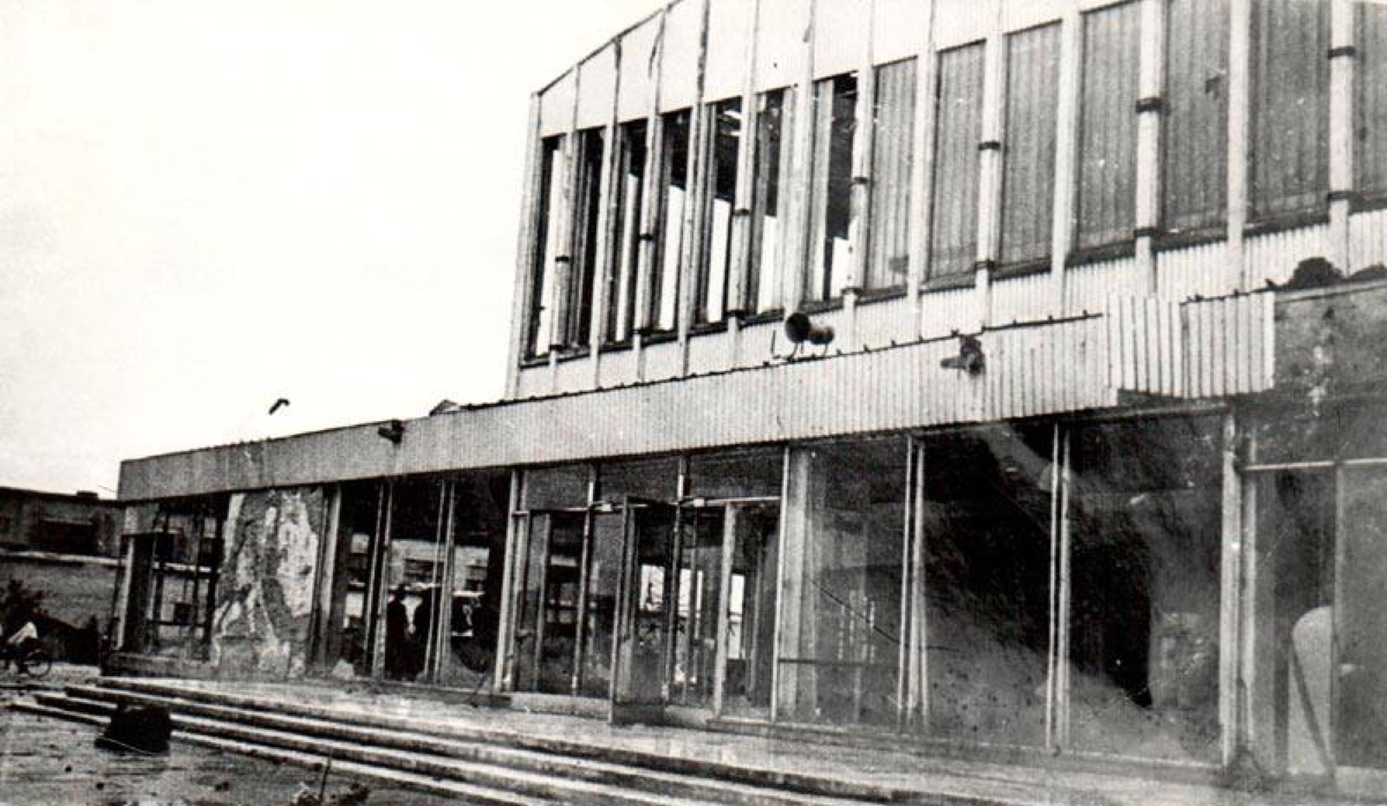 Construction of a Soviet public building