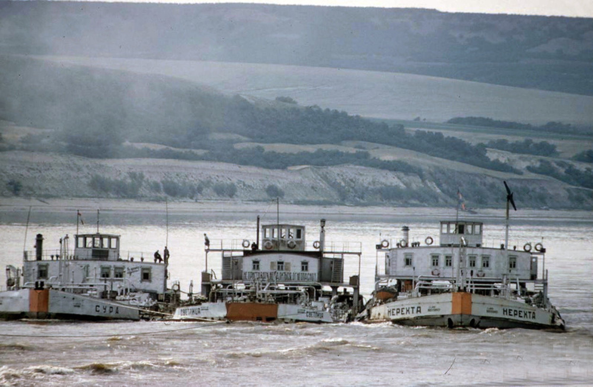 Volga, vessels Sura, Nerekhta, Svetlitsa, 1960s