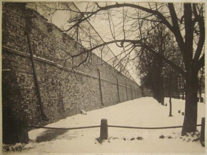 Кремль. Участок стены между Пороховой и Дмитровской башнями, 1926–1930