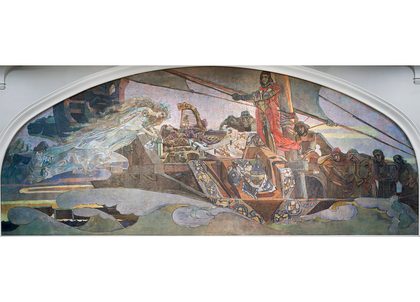 Павильон Врубеля. Роспись свода