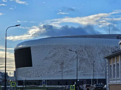 Открытие парковки у стадиона «Совкомбанк Арена» на Стрелке (2026)