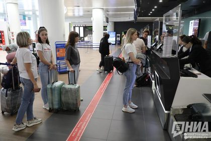 Биометрическая посадка в аэропорту имени Чкалова