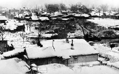 Nizhny Novgorod. Molitovka village. In the area of present-day Zarechny Boulevard