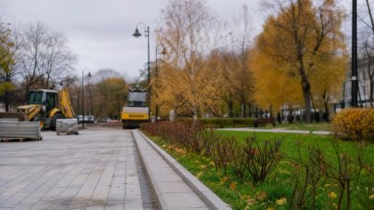Благоустроенная территория в Нижнем Новгороде