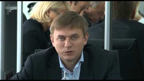 Дмитрий Раскопин на заседании Нижегородского эксперт-клуба, 2012 год
