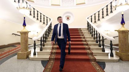 Губернатор Нижегородской области Глеб Никитин после заседания президиума Государственного Совета по вопросам развития общественного транспорта в России - РИА Новости, 1920