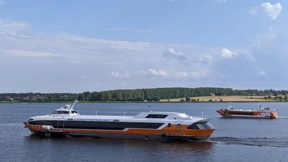 Головное судно модели «Метеор 120Р» вновь спущено на воду