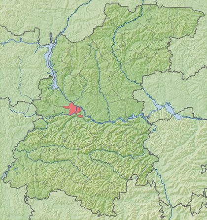 Река Анда на карте Нижегородской области