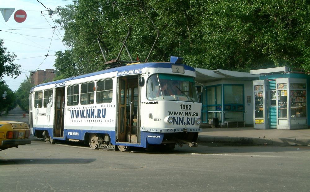 Трамвай ННРУ у Чёрного пруда, 2007 год