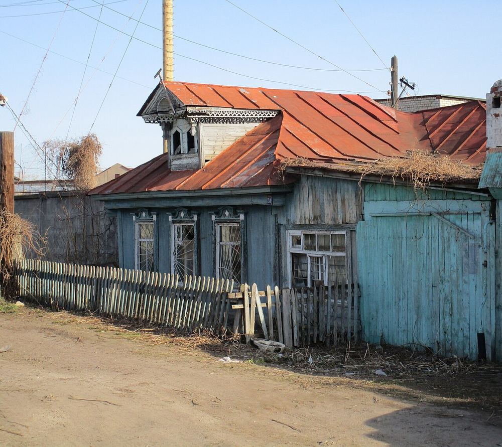Wooden residential house on Kozhevennaya Street