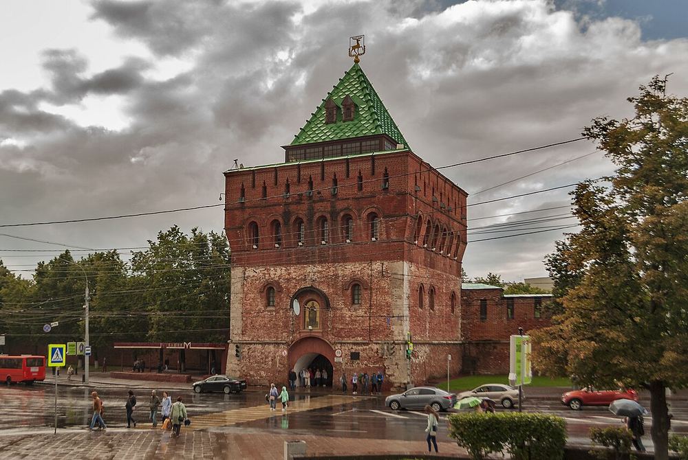 Дмитриевская башня Нижегородского кремля. Фото: Алексей Трефилов, CC BY-SA 4.0
