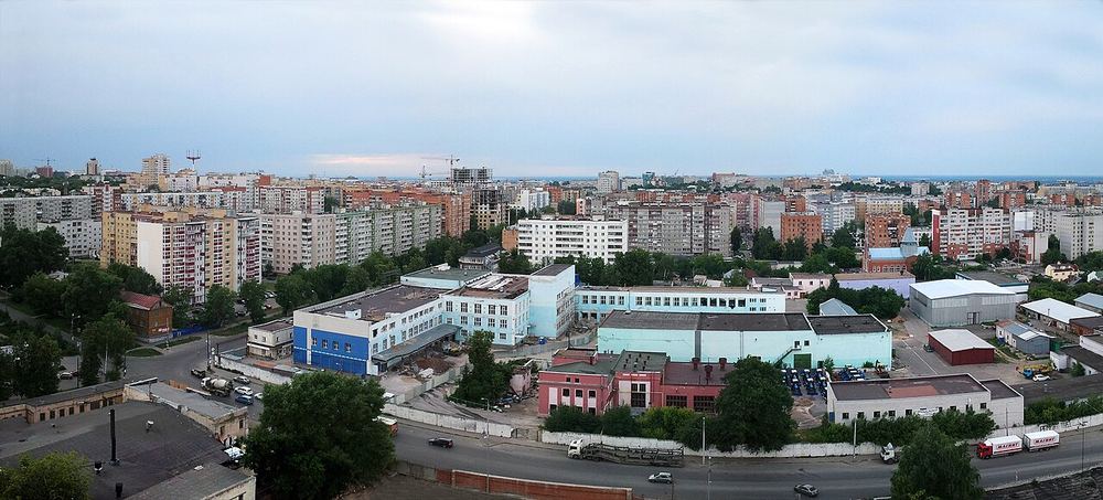 Нижегородский завод шампанских вин. Вид на корпуса завода в Советском районе Нижнего Новгорода