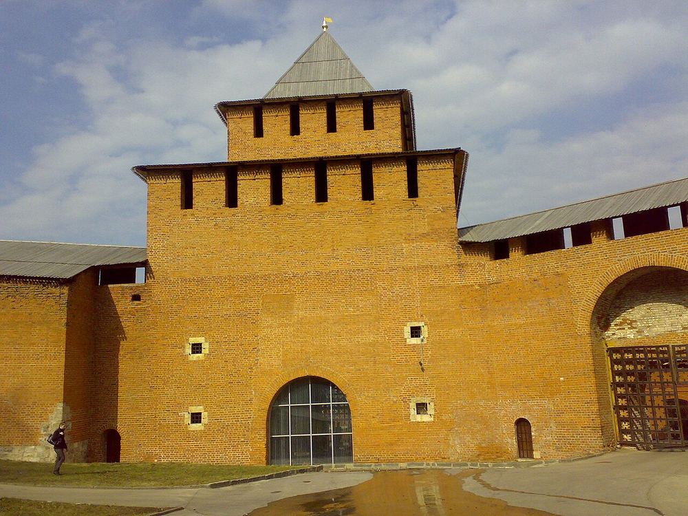 Ивановская башня Нижегородского кремля. Фото: Bestalex, CC BY-SA 3.0