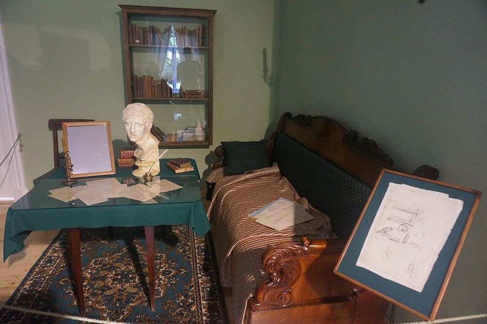 The study in the manor house at Boldino