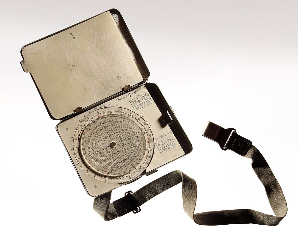 The knee-pad notebook with flight data that Viktor Belenko carried on his flight to Japan in 1976 (CIA photograph)