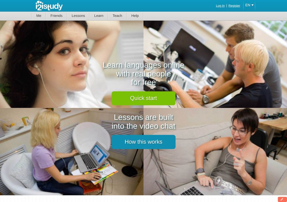 Главная страница i2istudy.com, 2018 год