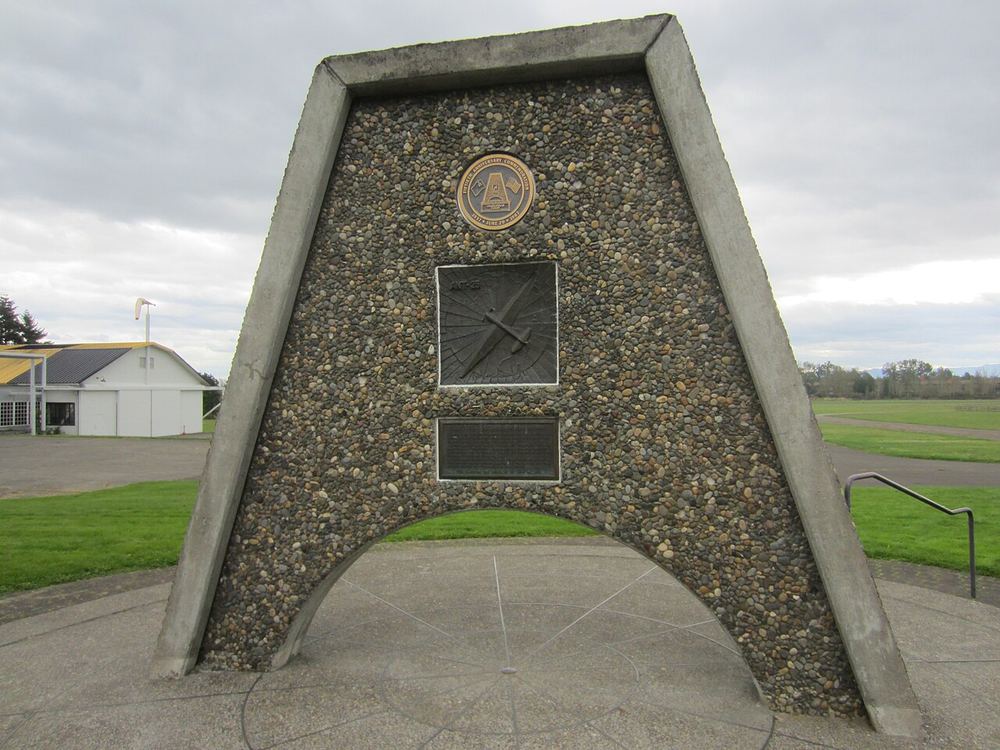The Chkalov Transpolar Flight Monument at Pearson Field, Vancouver, Washington, 2020