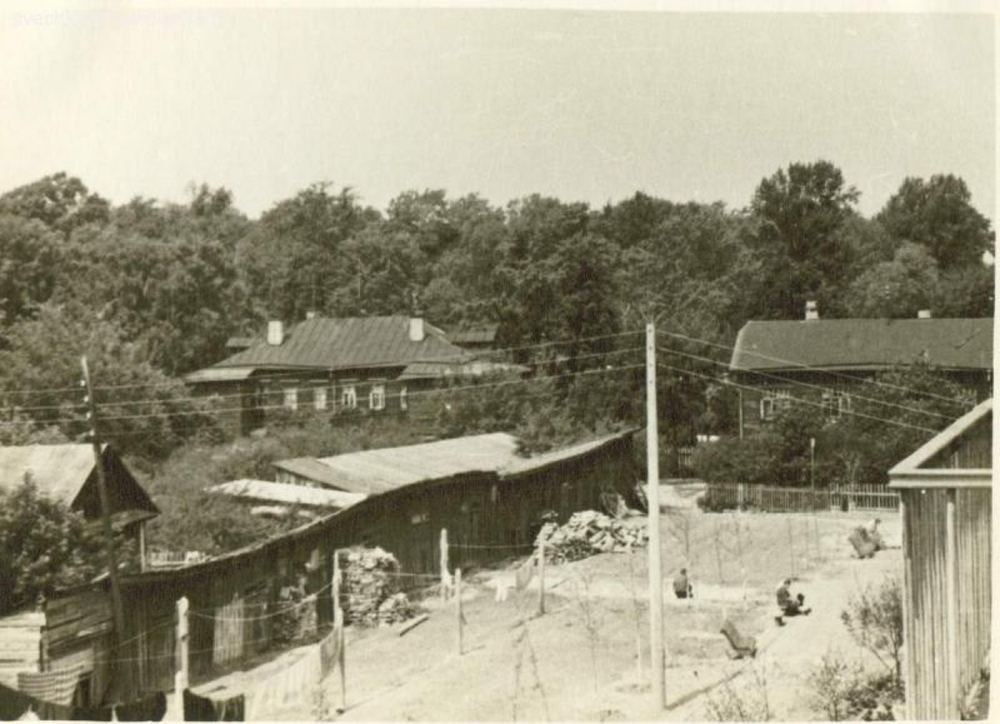 Деревянная застройка дворы откос 1960-е