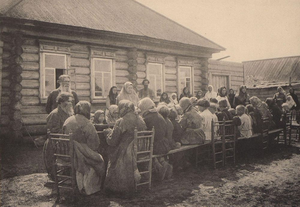 Народная столовая в селе Большом Мурашкине Княгининского уезда