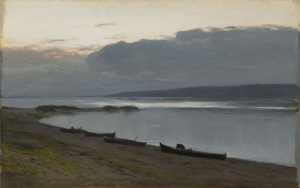 Исаак Левитан. «Вечер на Волге». 1887–1888. Холст, масло. Государственная Третьяковская галерея