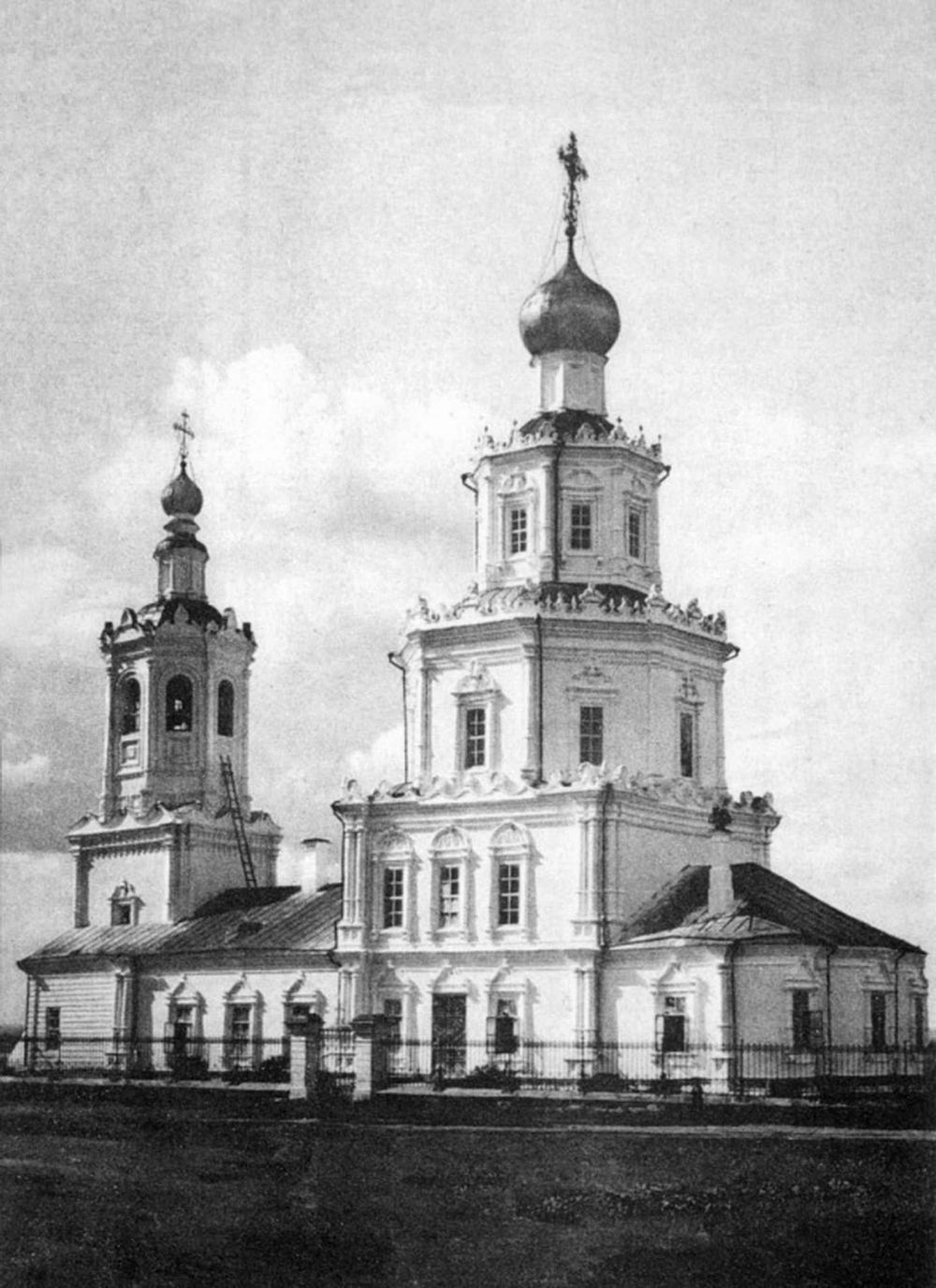The church of St George, 1702, not preserved. M. P. Dmitriev