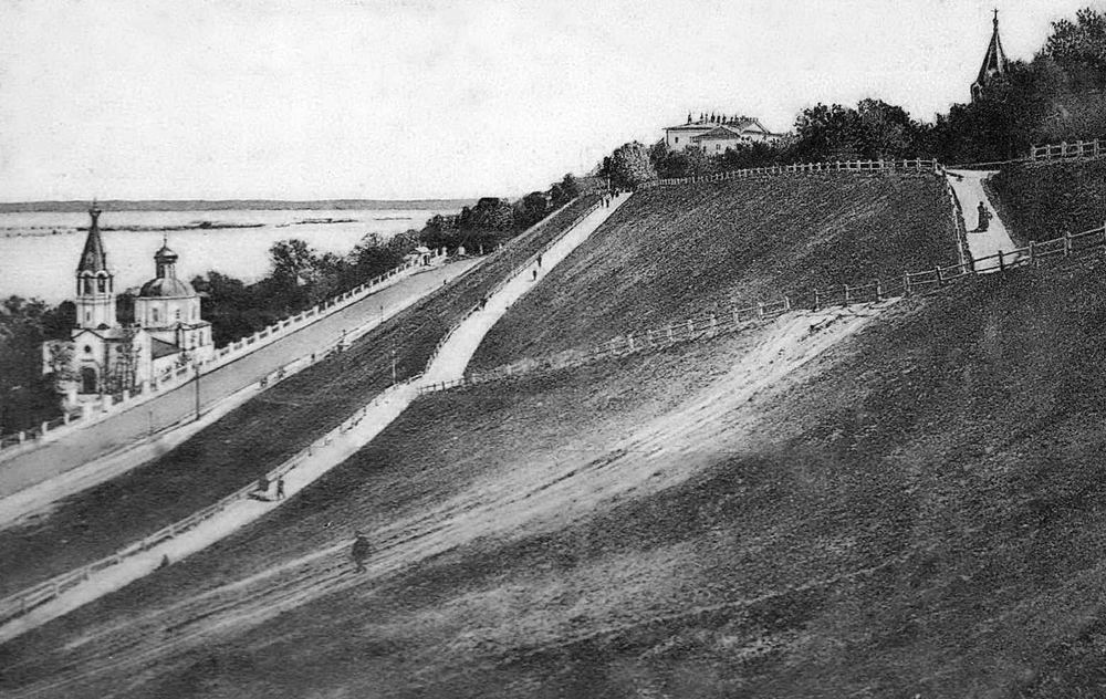 Часовая гора с Мининским садом в кремле. М. П. Дмитриев, 1904–1911